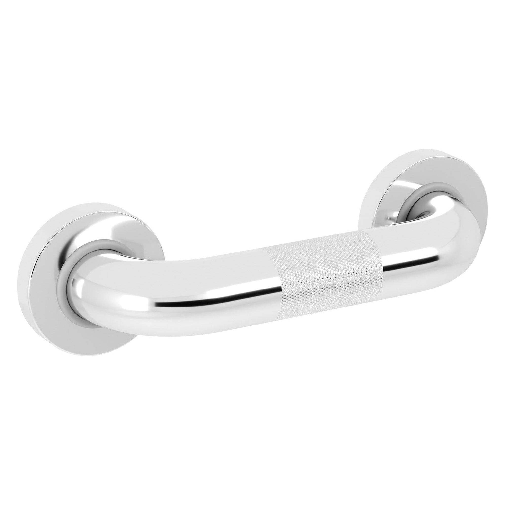 Evekare, Evekare 8" x 1.5" Knurled Stainless Steel Concealed Mount Grab Bar